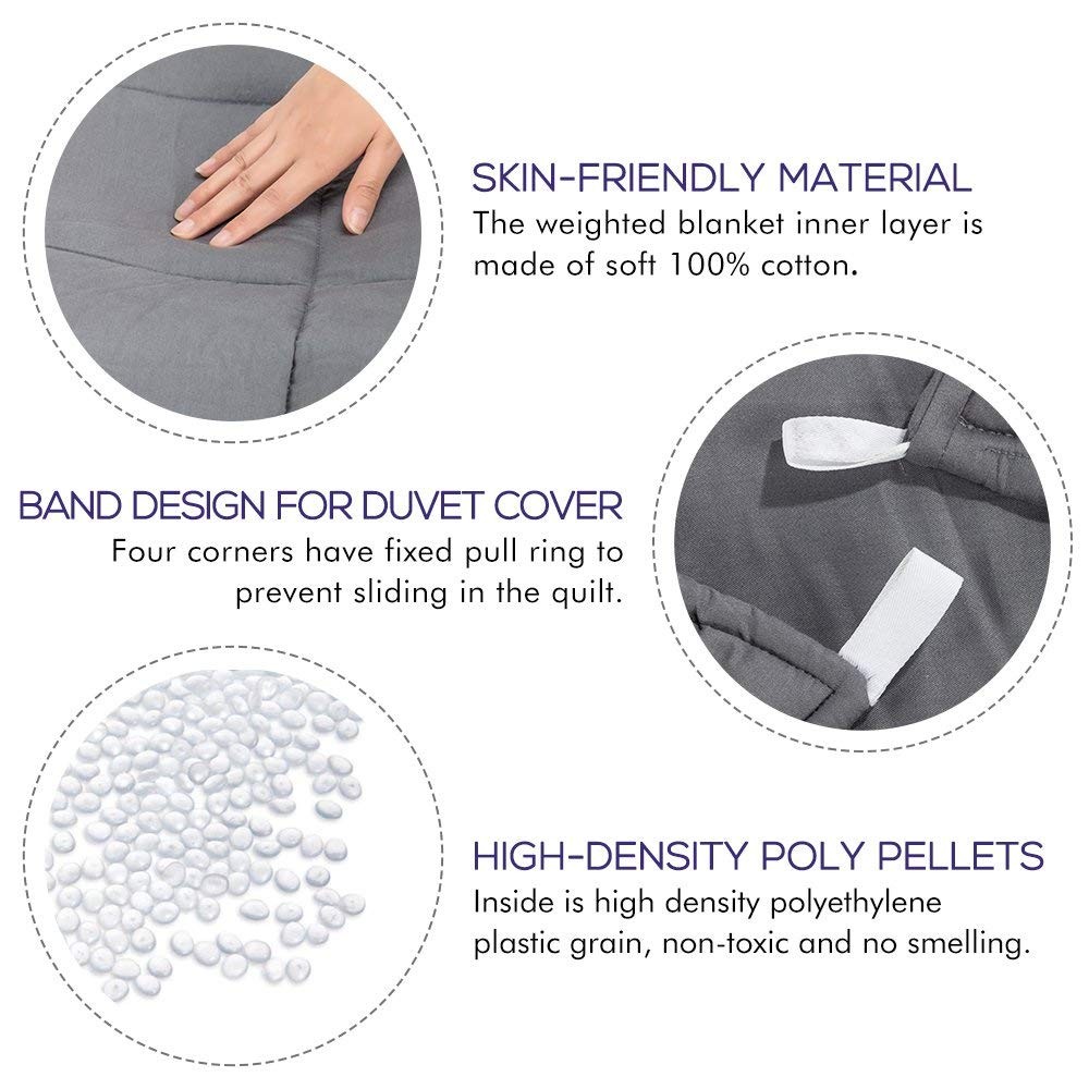 Pătură ponderată pentru picioarele neliniștite Weighted Blanket For Restless Legs